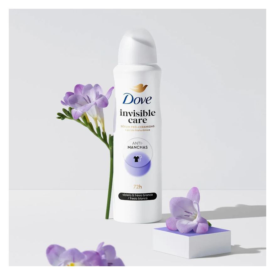 Dove Desodorante Antitranspirante Aerosol Invisible Dry Feminino 48h 150ml