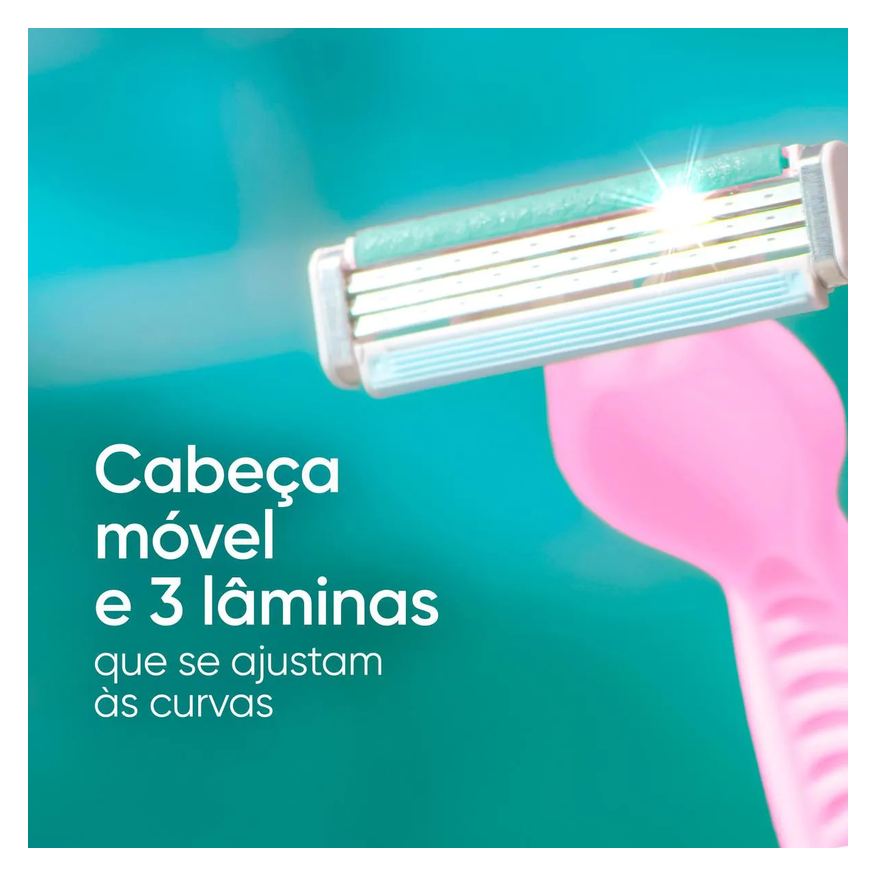 Gillette Aparelho de Depilar Venus Suave Sensitive 4 unidades