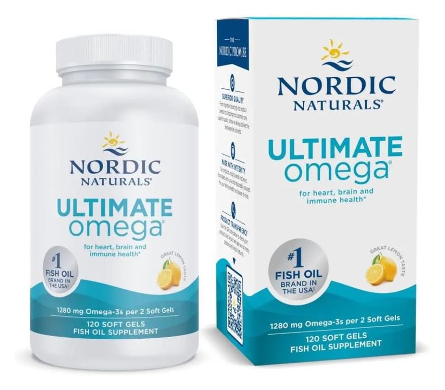 Nordic Naturals Omega 3 Dha 1280mg 120 Softgels Importado