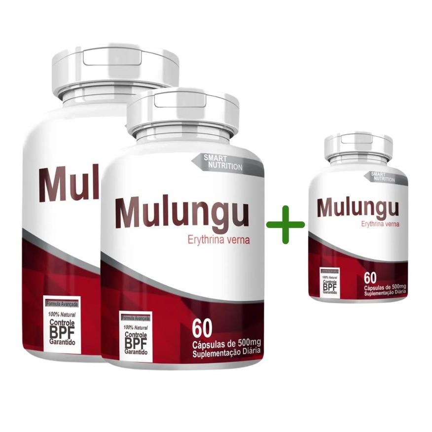 4Elementos Mulungu com Total de 180 Capsulas