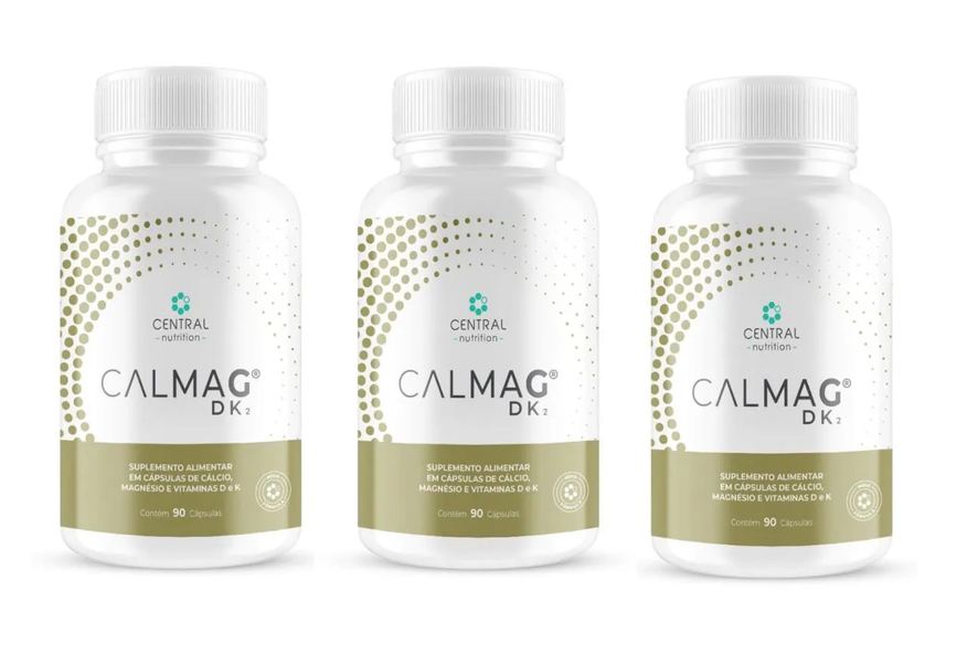 Central Nutrition Kit com 3 Calmag Dk2 2 90 cápsulas