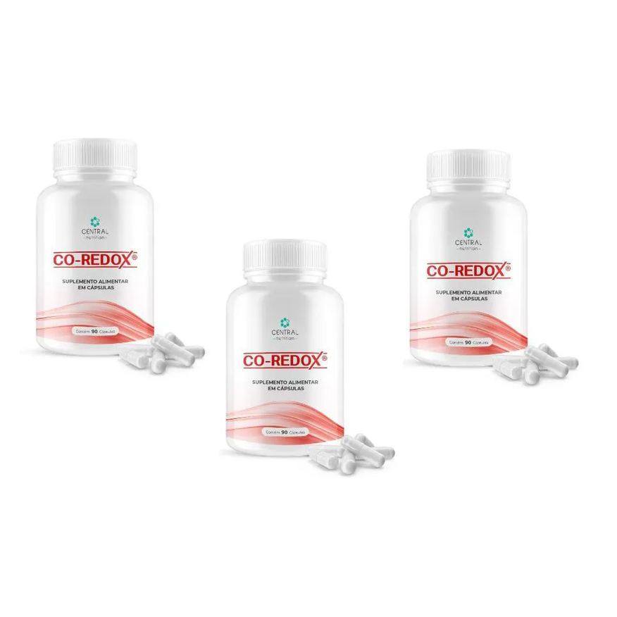 Central Nutrition Kit com 3 Co-redox 90 cápsulas