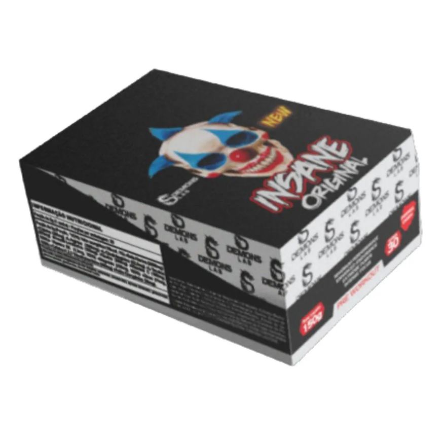 Demons Lab Pre Treino Insane Original Sache 30un Tutti Fruit