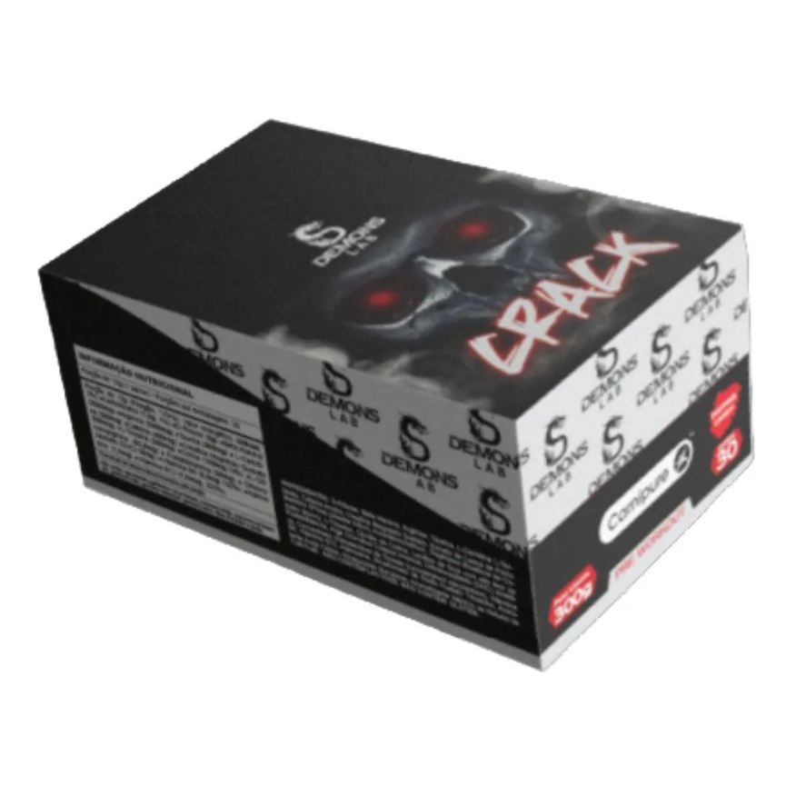 Demons Lab Pre Treino Crack Sache Display 30un Tutti Fruit