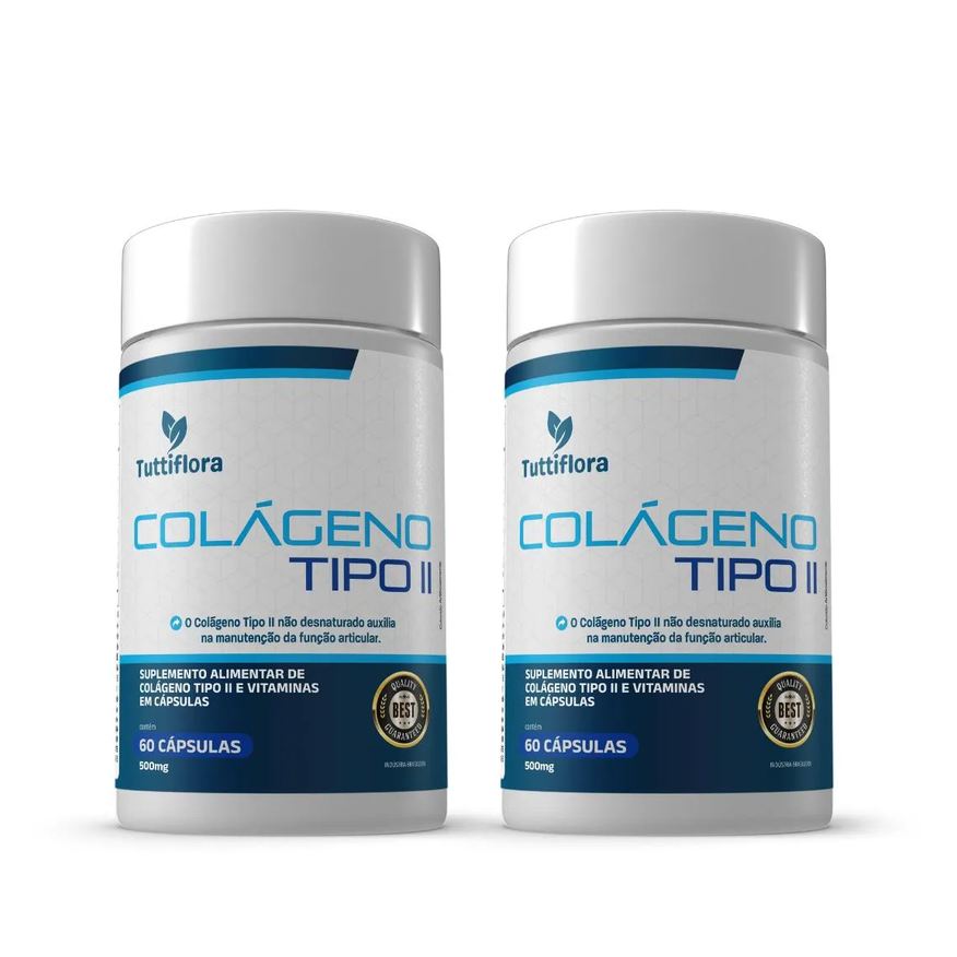 Tuttiflora Kit 2x Colágeno Tipo 2 500mg 60 cápsulas