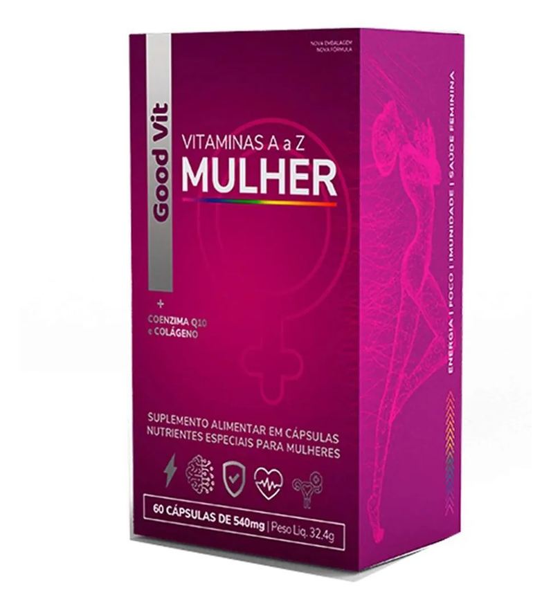 Good Vit Vitamina de a a Z Mulher 60cápsulas