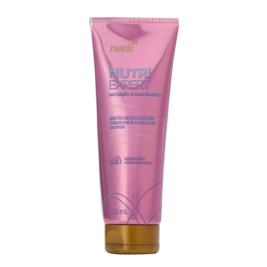 Needs Shampoo Nutri Expert Nutrição e Crescimento 250ml