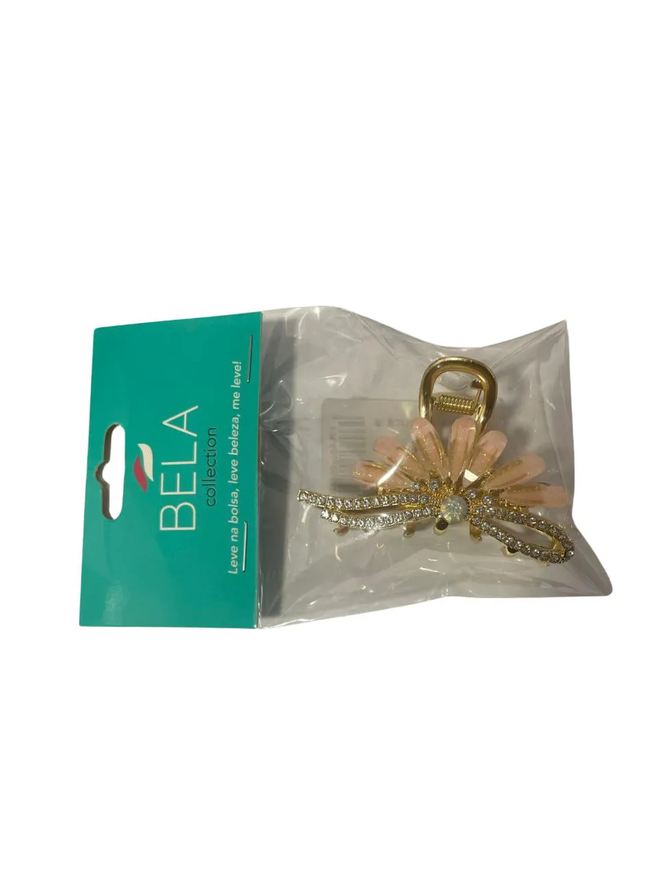 Bela Collection Piranha Acrílica M Dourada