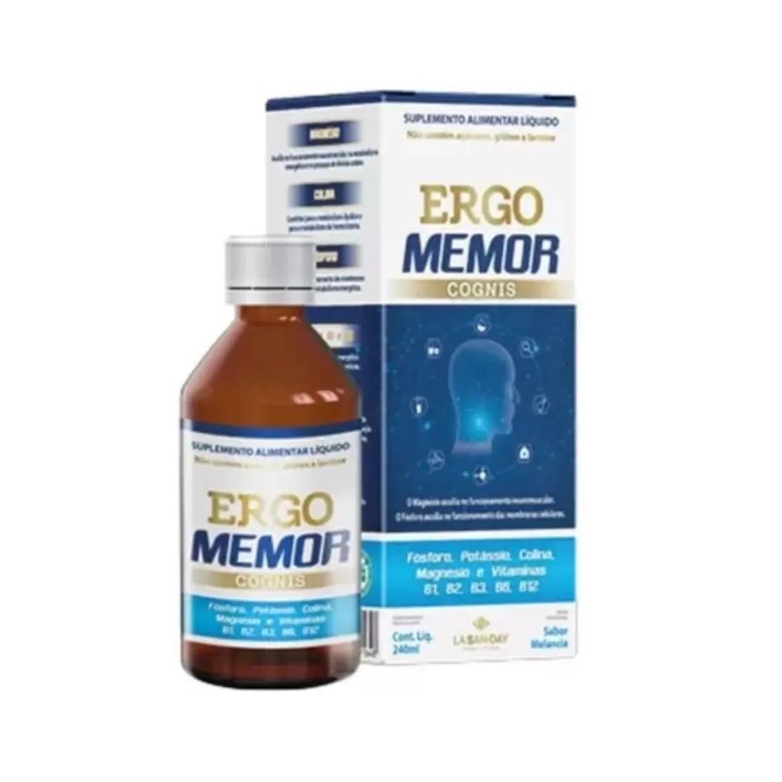 La San Day Suplemento Ergomemor Cognis Magnésio 240ml