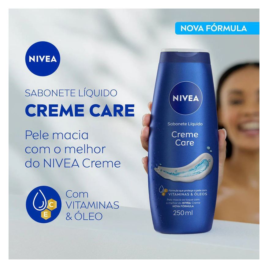Nivea Sabonete Líquido Creme Care 250ml