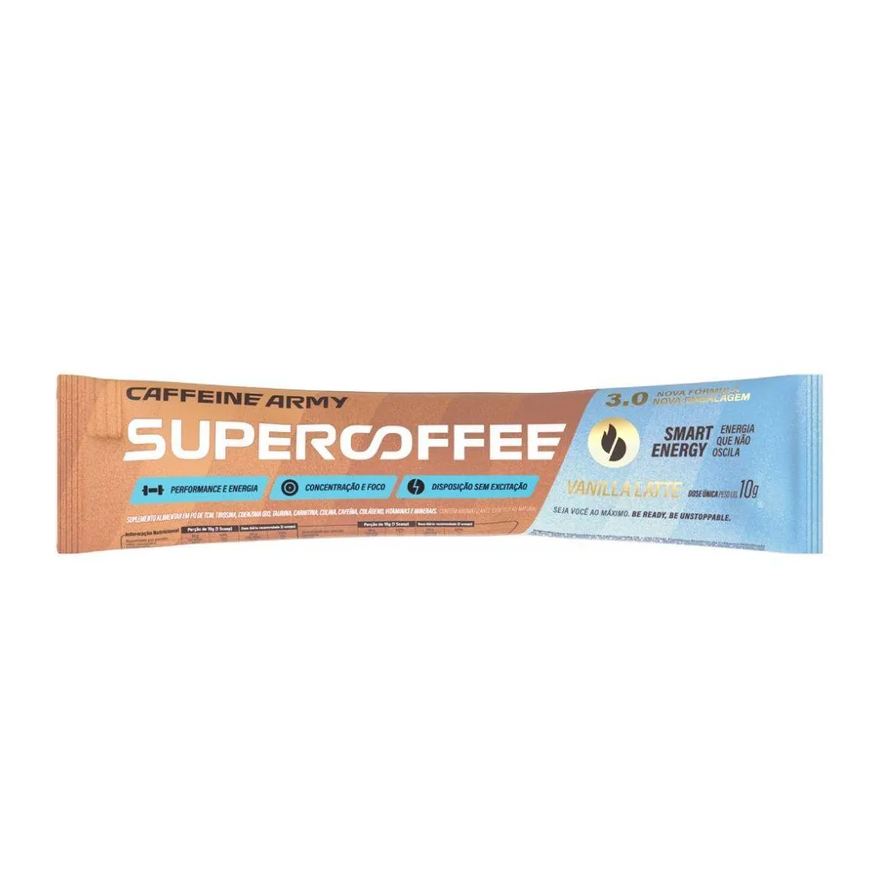 Caffeine Army Supercoffee 3.0 To Go Sachê (10g) - Vanilla Latte