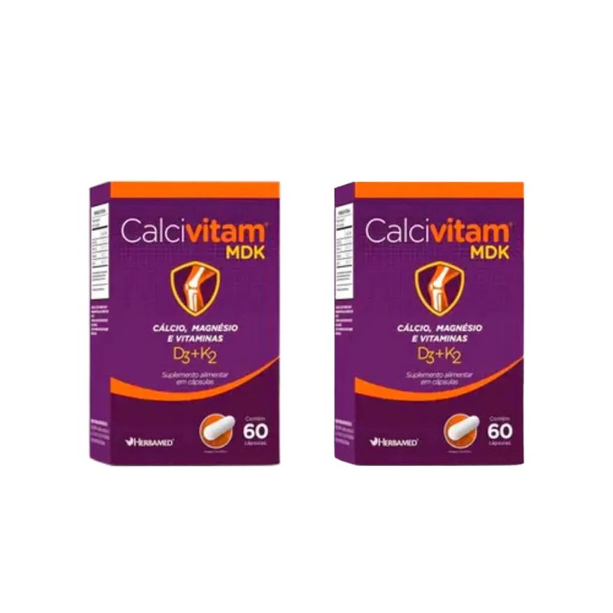 Herbamed Kit 2 Calcivitam Mdk - 60 cápsulas