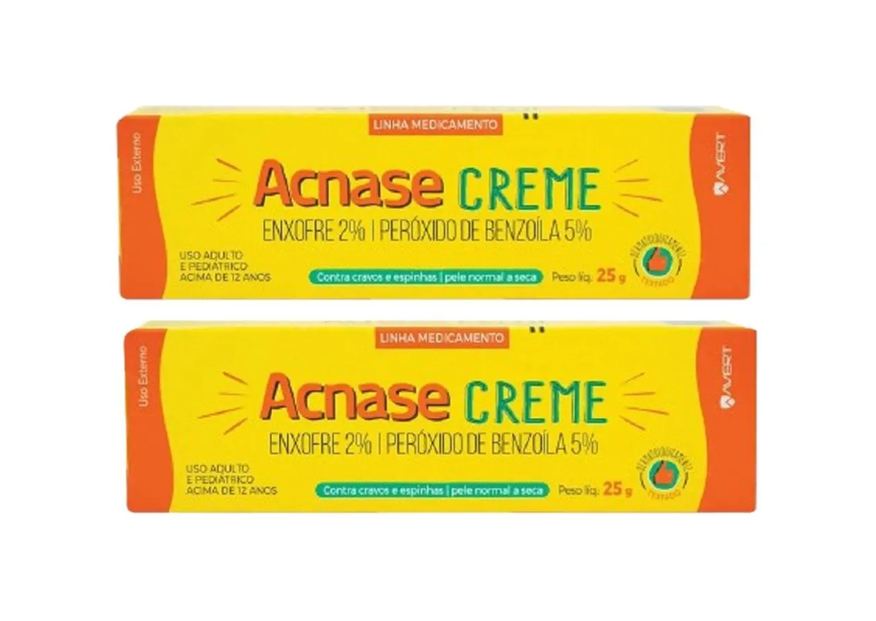 Acnase Kit 2 Creme para Cravos, Espinhas e Acne 25g - Biolab