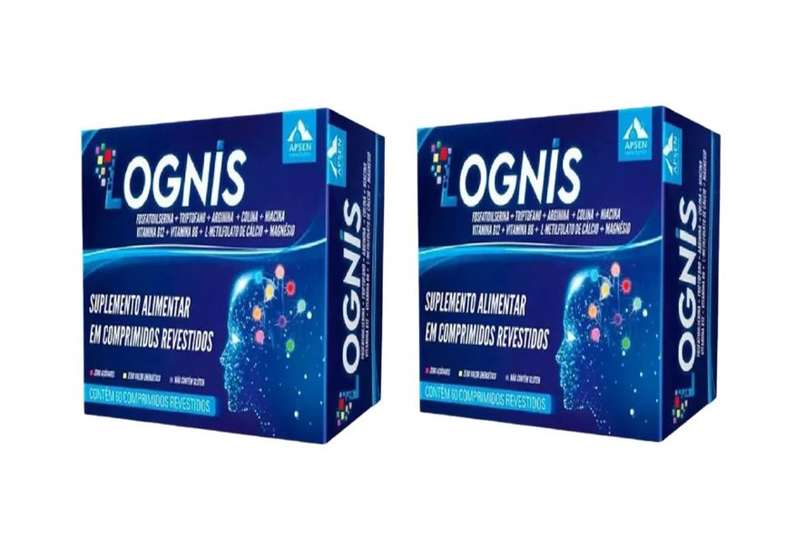 Apsen Kit 2 Lognis Suplemento Alimentar 60 comprimidos