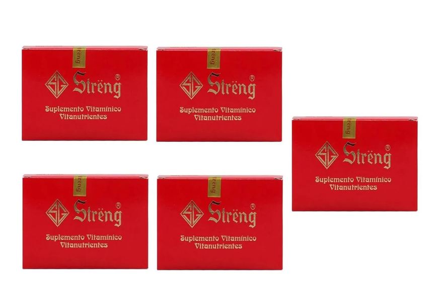 STRENG KIT 5 SUPLEMENTO VITAMíNICO 16 FRASCOS - KRONER