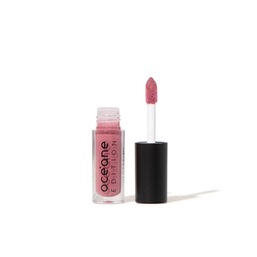 Brilho Mini Labial Oceane Glossy Me Glazed Rosa 1g
