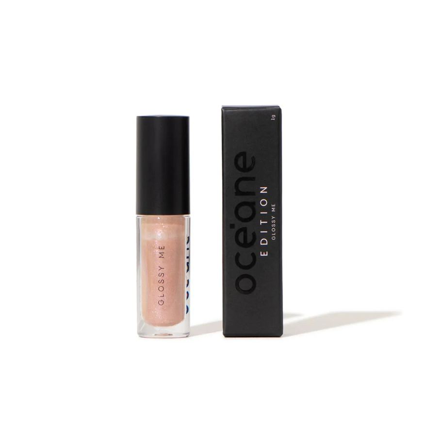 Brilho Mini Labial Oceane Glossy Me Glazed Transparente 1g