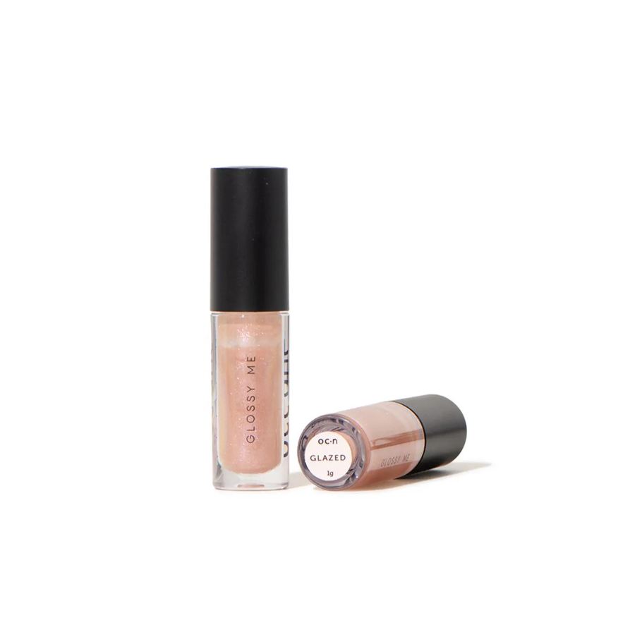Brilho Mini Labial Oceane Glossy Me Glazed Transparente 1g