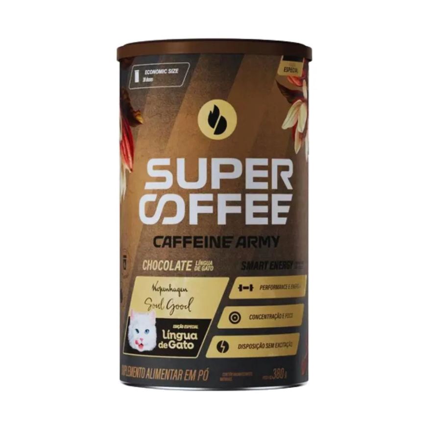 Caffeine Army Supercoffee Língua de Gato 380g U Unica