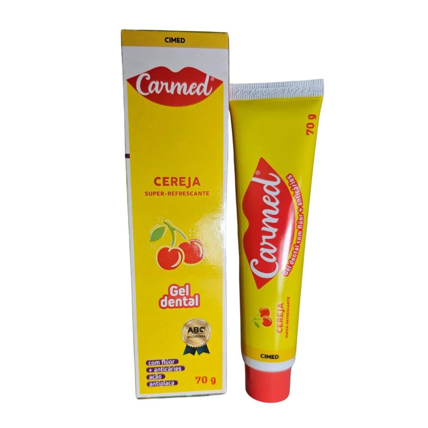 Cimed Gel Dental Cereja Super Refrescante Carmed 70g