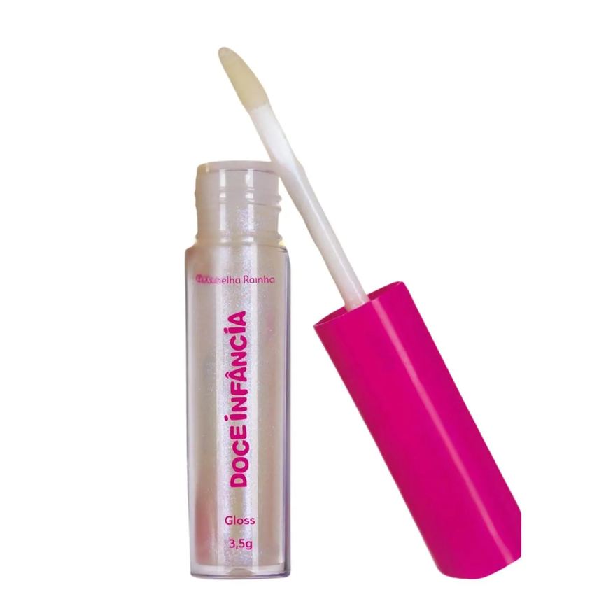 Abelha Rainha Gloss Labial Infantil Unicórnio Doce Infância 3g