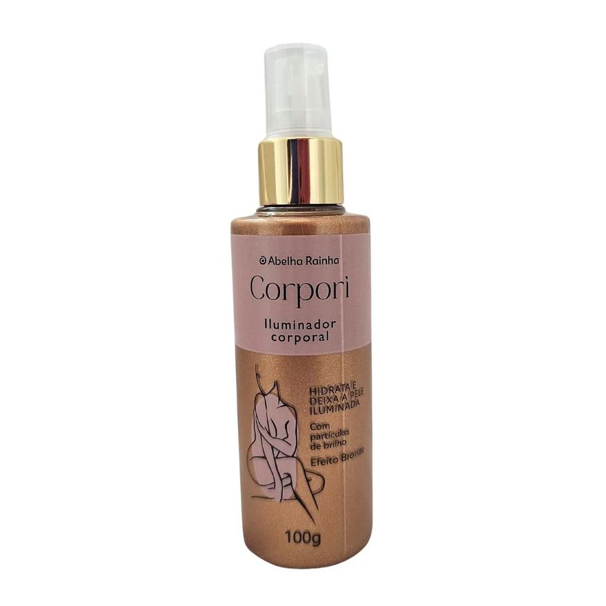 Abelha Rainha Hidratante Iluminador Corporal Efeito Bronze Corpori 100g