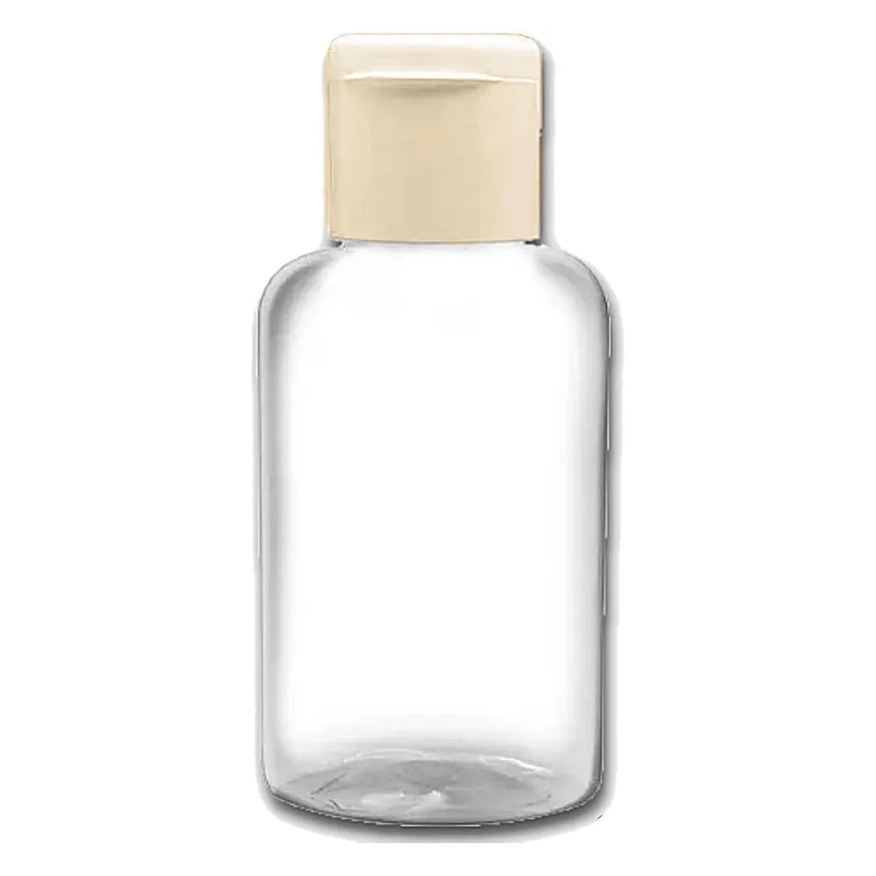 Flipper Frasco Transparente Tampa Flip Top 100ml - Unidade