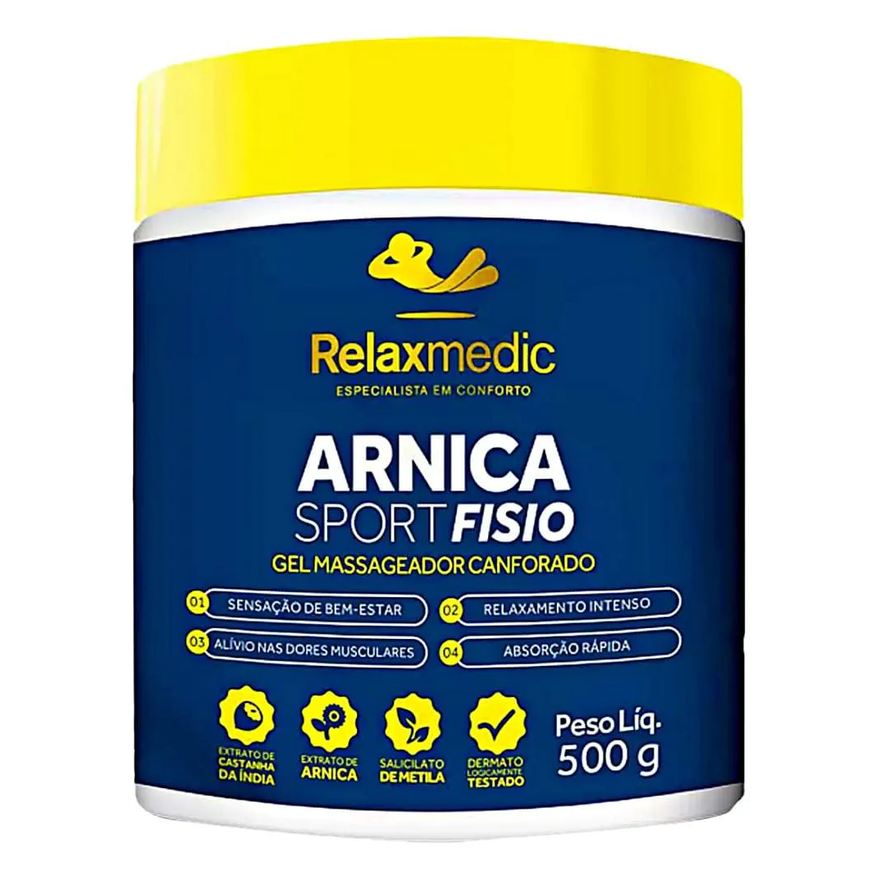 Relaxmedic Gel Massageador Arnica Sport Fisio 500g - Unidade