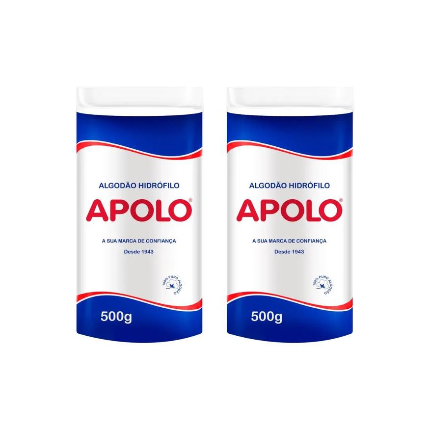 Apolo Algodao 500g - Kit C / 2un