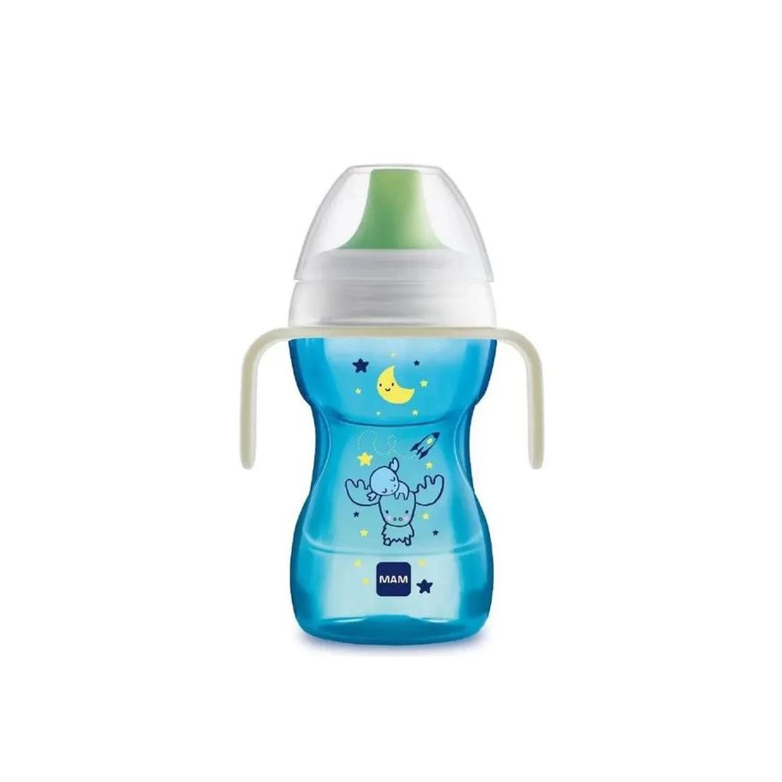No Brand Copo Mam Fun To Drink Night 270ml - Azul