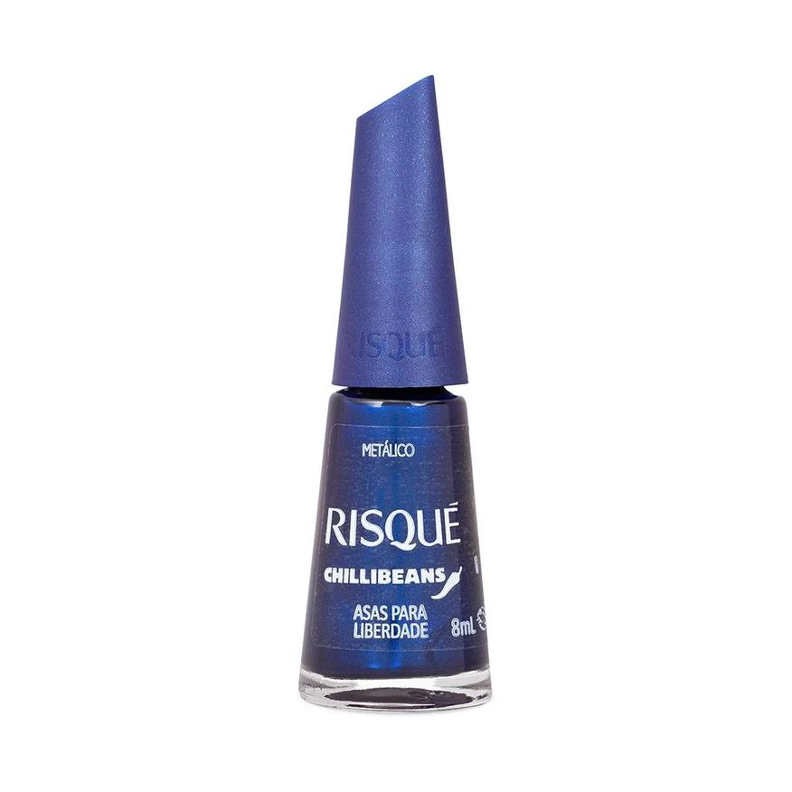 Risqué Esmalte Azul & Chilli Beans Asas para Liberdade Metálico