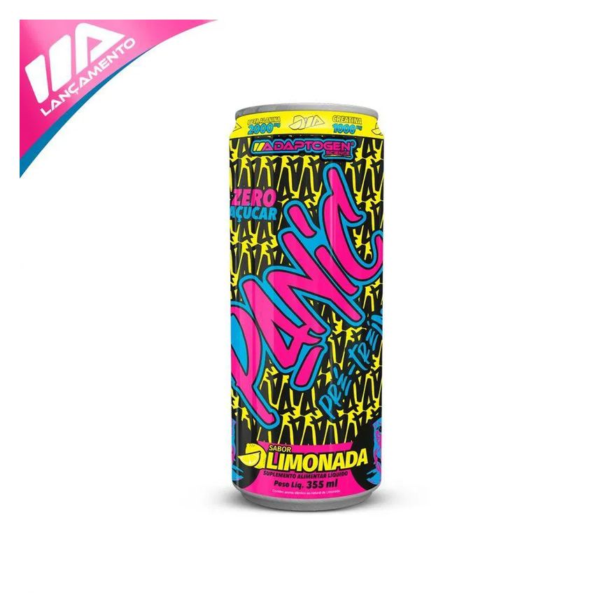 Adaptogen Panic Energy (355ml) - Sabor: Limonada