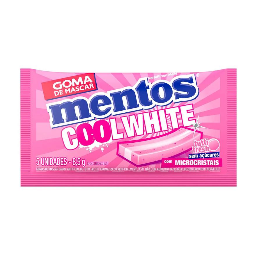Cool Mentos White Tutti Frutti 5 Unidades