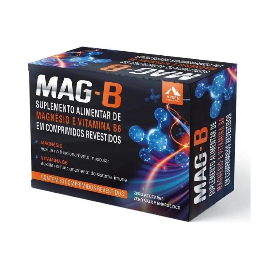 Apsen Mag B Suplemento Alimentar 60Cpr