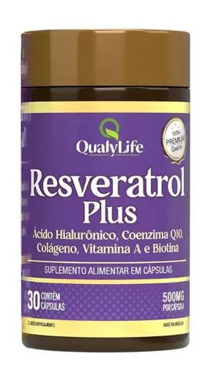 Qualylife Resveratrol Plus 30 cápsulas