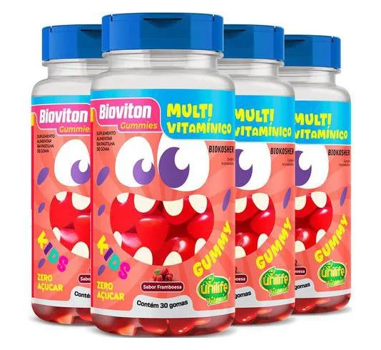Unilife Multivitamínico Kids 30 Gomas 4 X