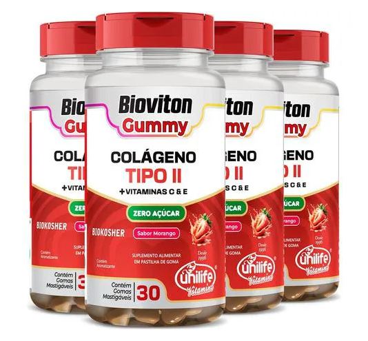 Unilife Colágeno Tipo Ii 4 X 30 Gomas