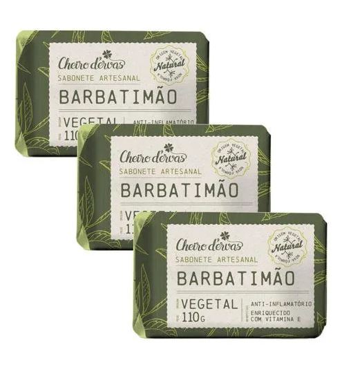 Cheiro de Ervas Sabonete de Barbatimão 3 X 110g