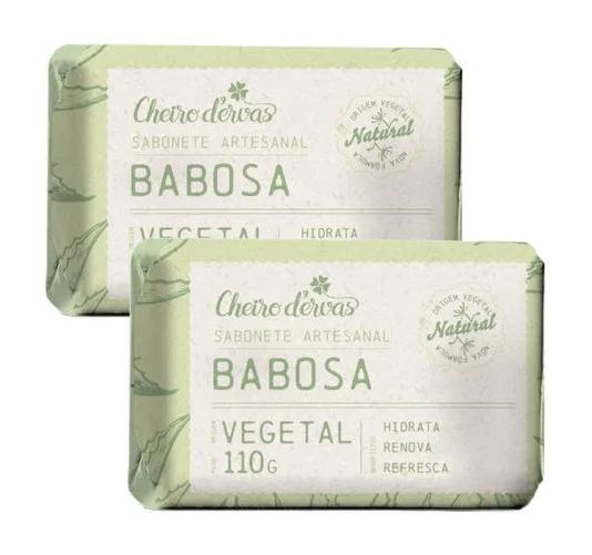Cheiro de Ervas Sabonete de Babosa 110g X 2