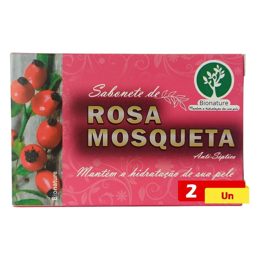 Bio Nature Sabonete de Rosa Mosqueta 2 X 110g Bionature