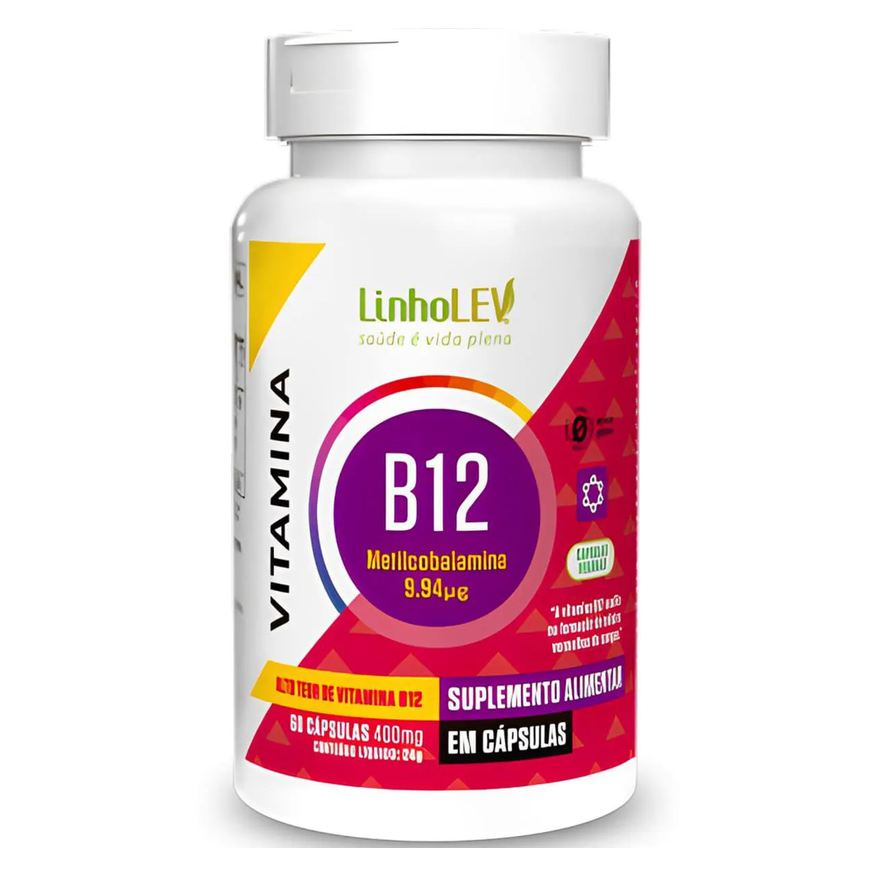 Pantynova Vitamina B12 Metilcobalamina 60 cápsulas Linho Lev