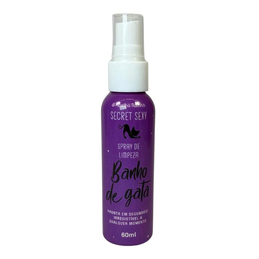Abelha Rainha Spray de Limpeza Banho de Gata Secret Sexy 60ml