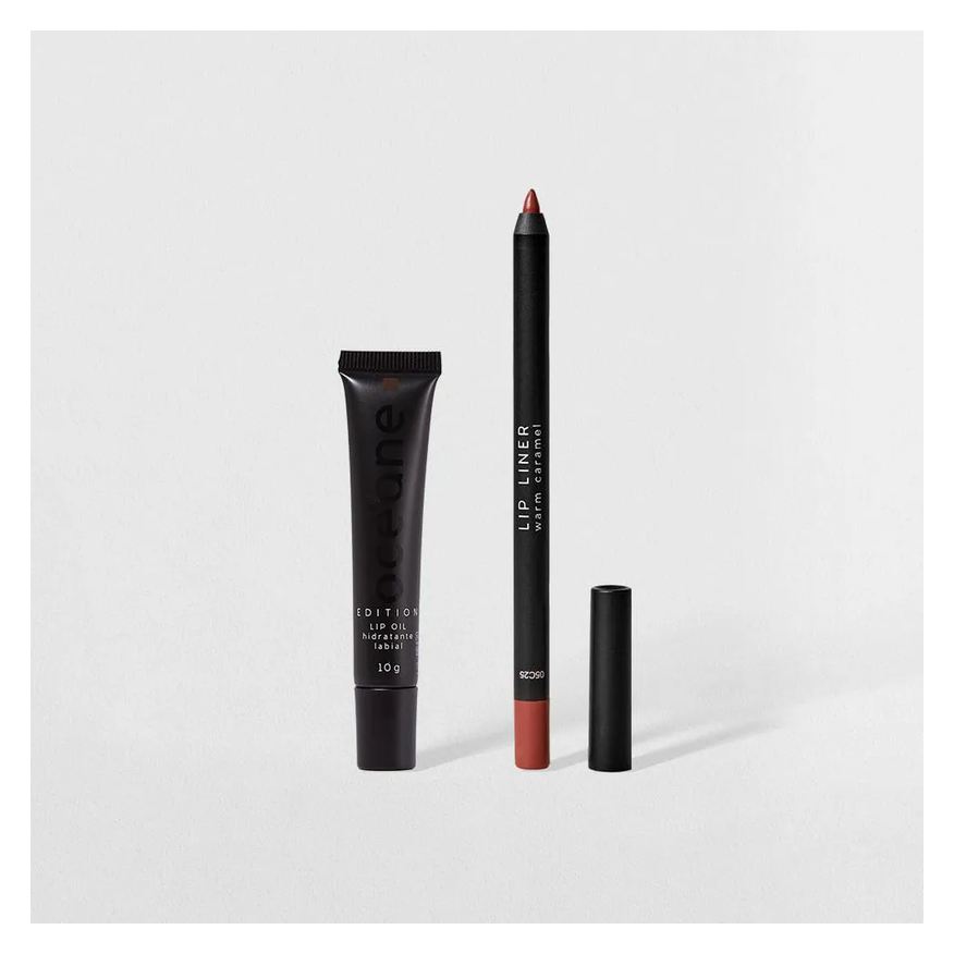 OCéANE KIT LIP OIL COCOA + LáPIS LABIAL MARROM EDITION (2 PRODUTOS)