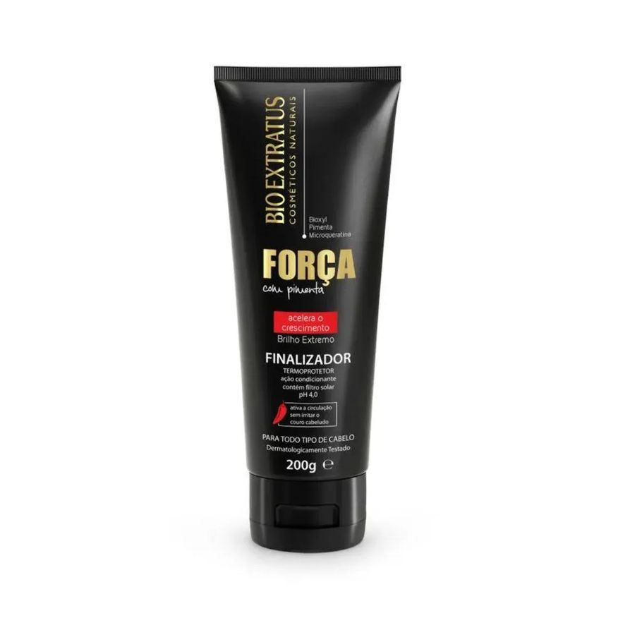 Bio Extratus Finalizador Força e Pimenta Proteção Térmica Brilho 200g