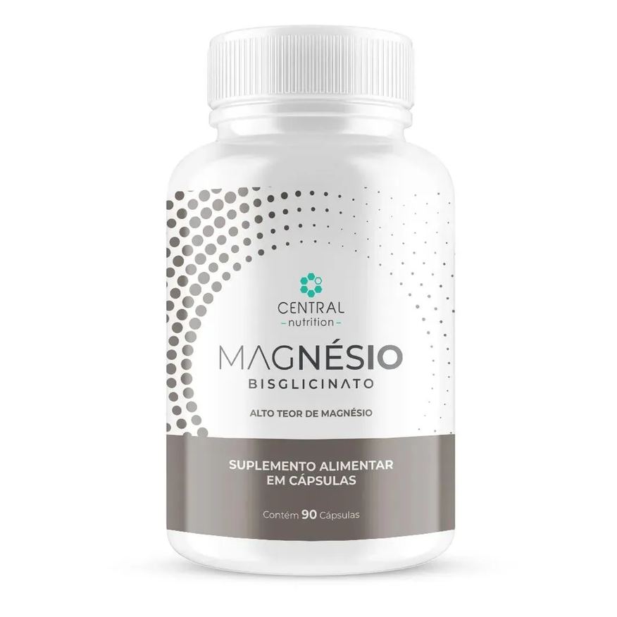 Central Nutrition Magnésio Bisglicinato - 90 Cápsulas