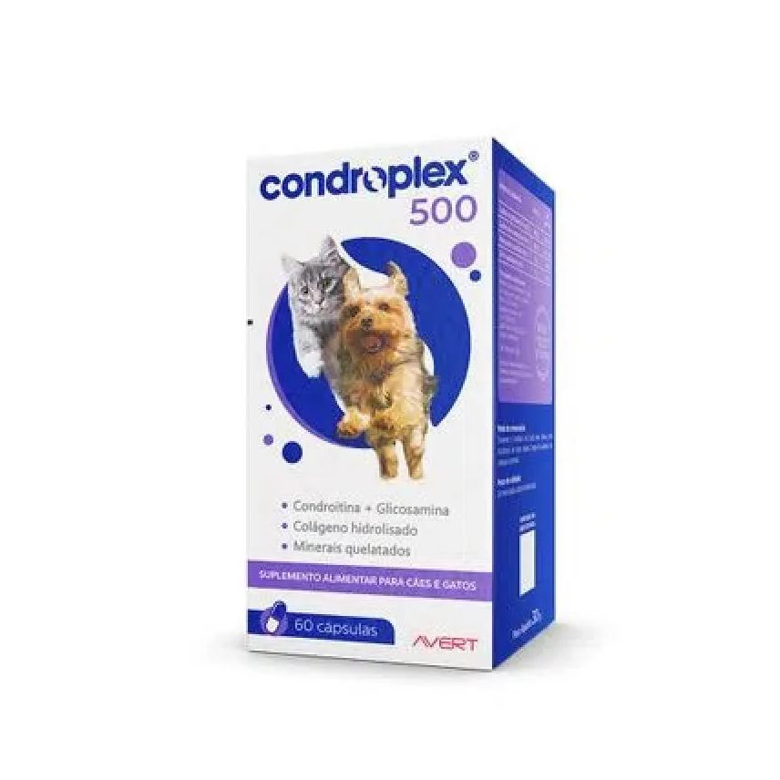 Avert Condroplex 500mg - 60 cápsulas
