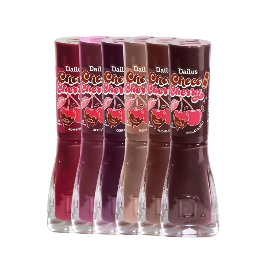 Dailus Kit Esmalte Coleção Choco Cherry