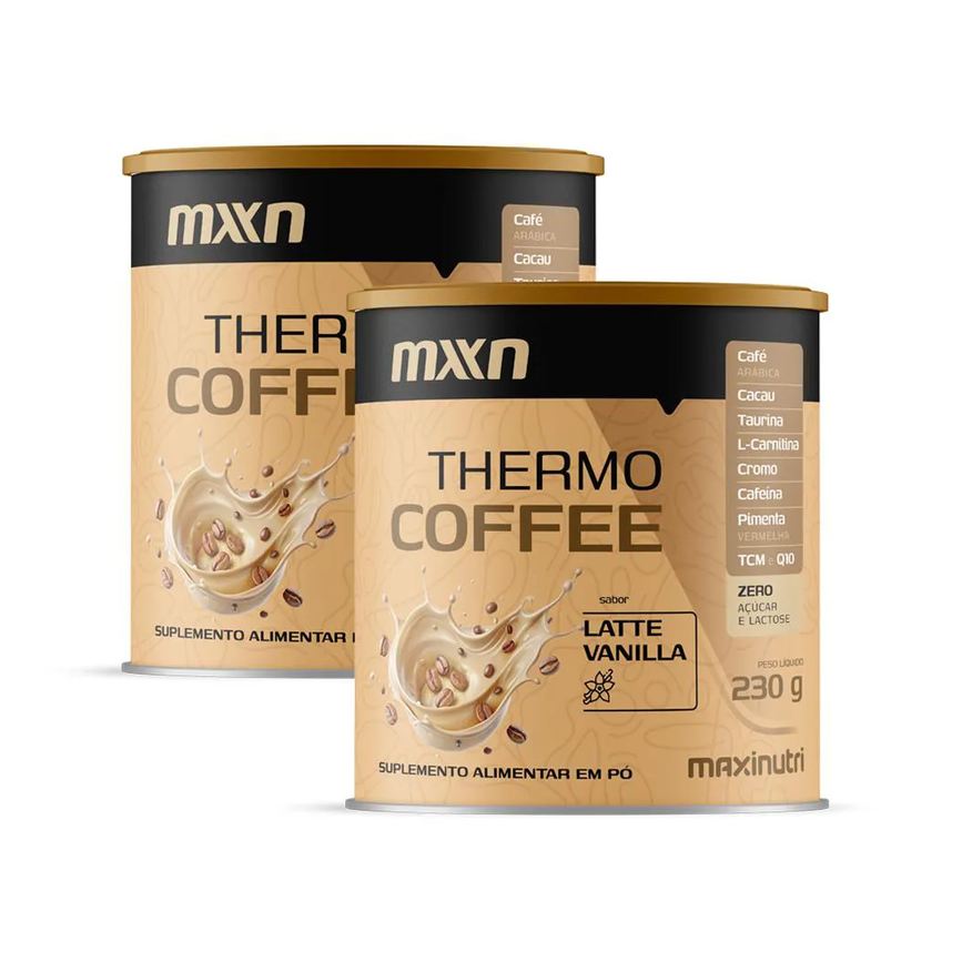 Maxinutri Kit 2 Thermo Coffee Vanila Latte 230g