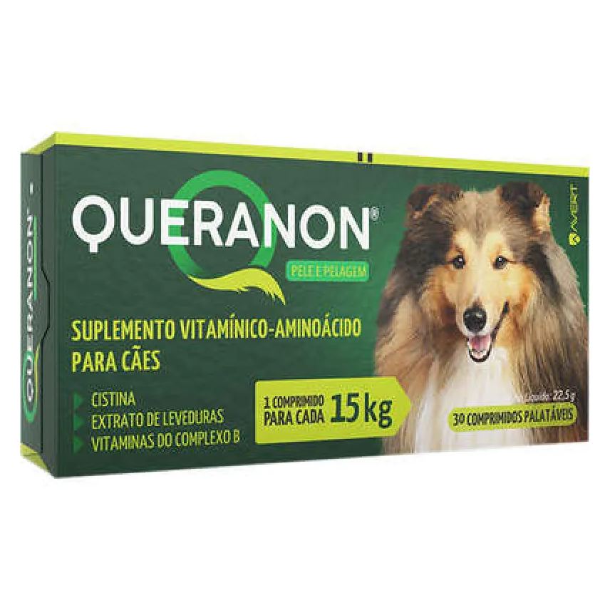 Avert Queranon Medium Size - Cães Até 15kg - 22,5g - 30 comprimidos
