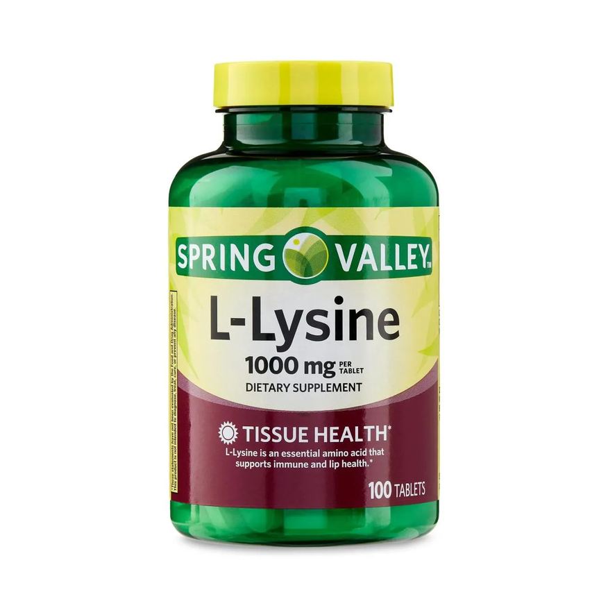 Spring Valley Lisina 1000mg 100 Tabletes